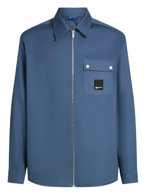 Karl Lagerfeld Jeans logo-appliqué shirt