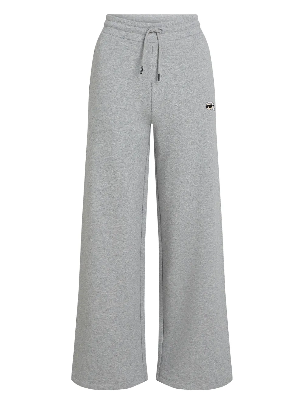 Karl Lagerfeld Ikon trainingsbroek met wijde pijpen Grijs