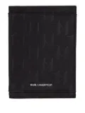 Karl Lagerfeld monogram card holder - Black