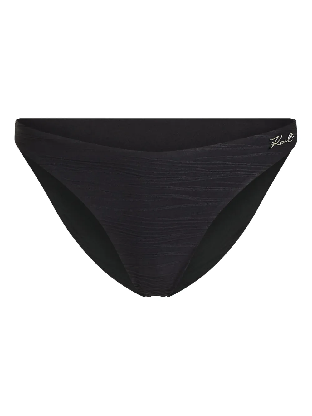 Karl Lagerfeld textured swim briefs | Black | Image 1