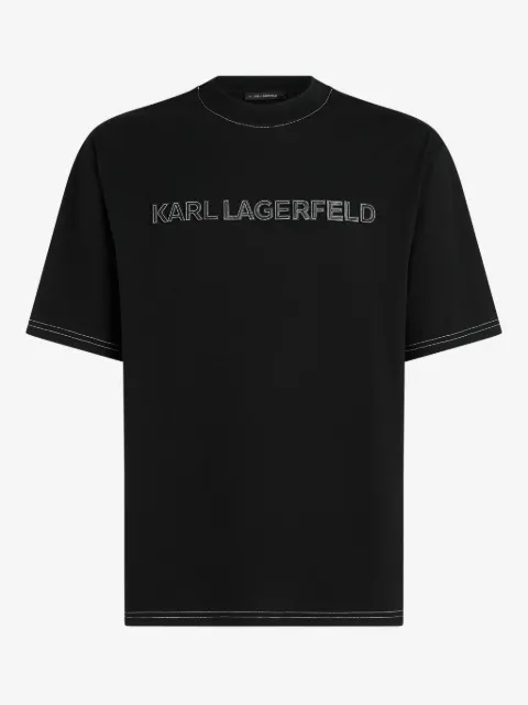 Karl Lagerfeld playera con costuras en contraste