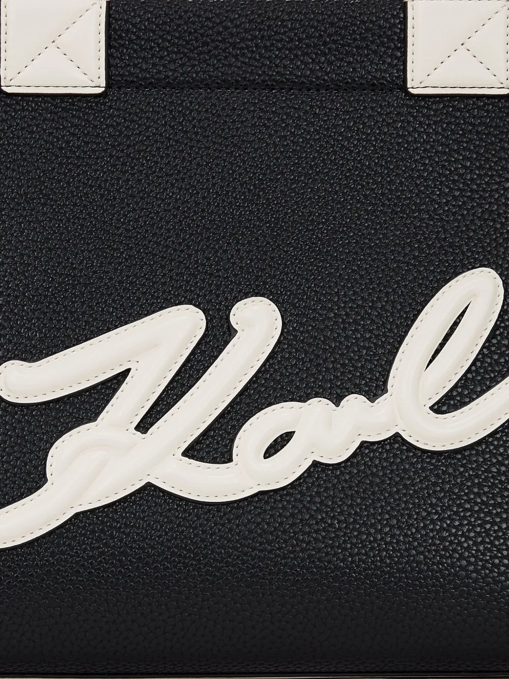 Karl Lagerfeld Shopper met textuur Zwart