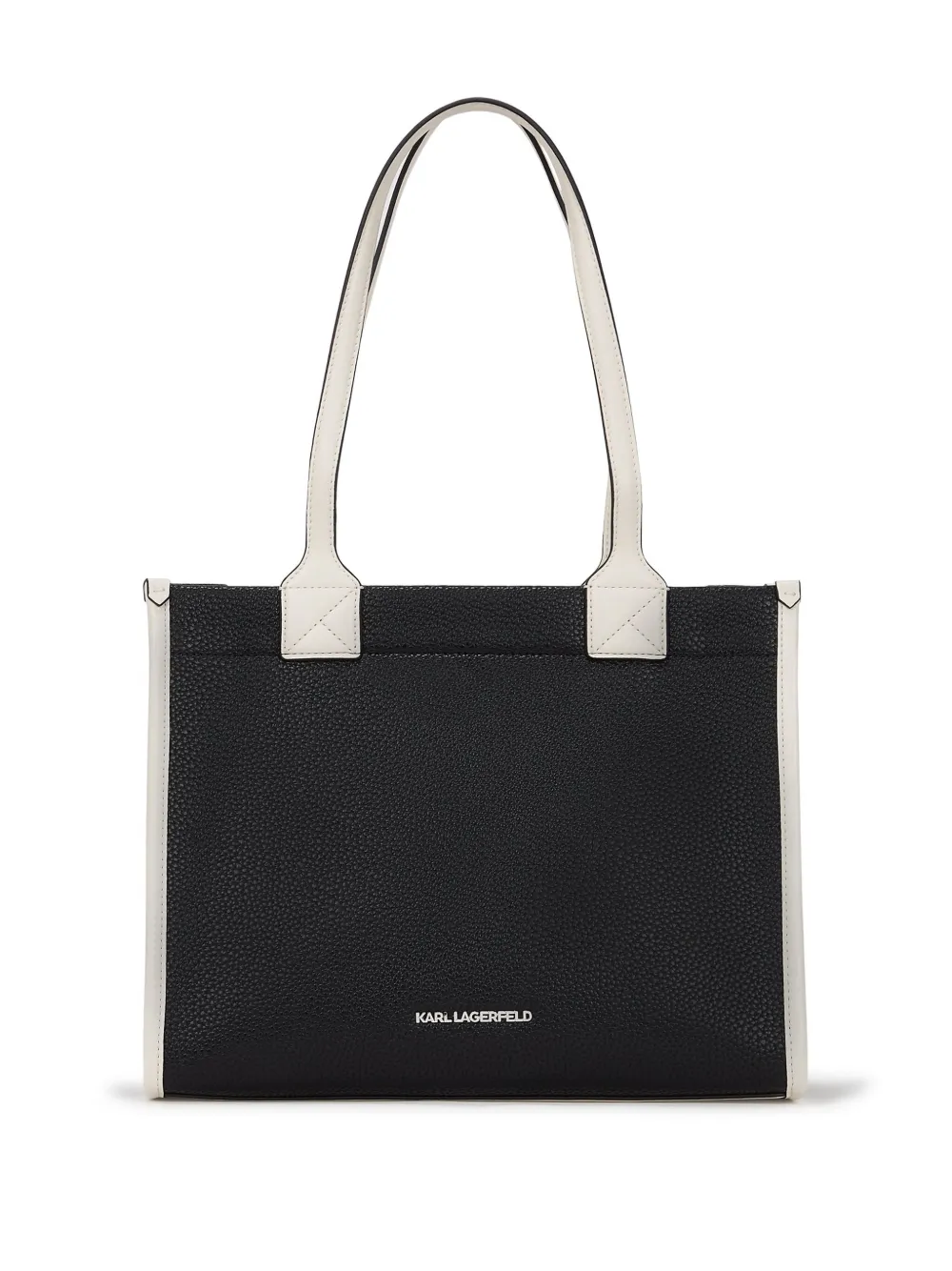 Karl Lagerfeld Shopper met textuur Zwart