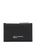 Karl Lagerfeld Jeans logo-lettering wallet - Black