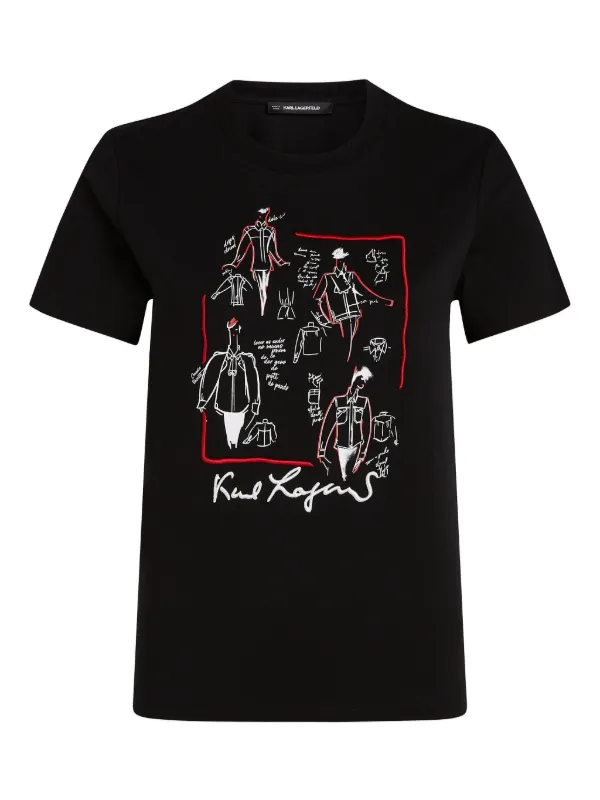 Karl Lagerfeld T-shirt Karl Series Nero FARFETCH IT