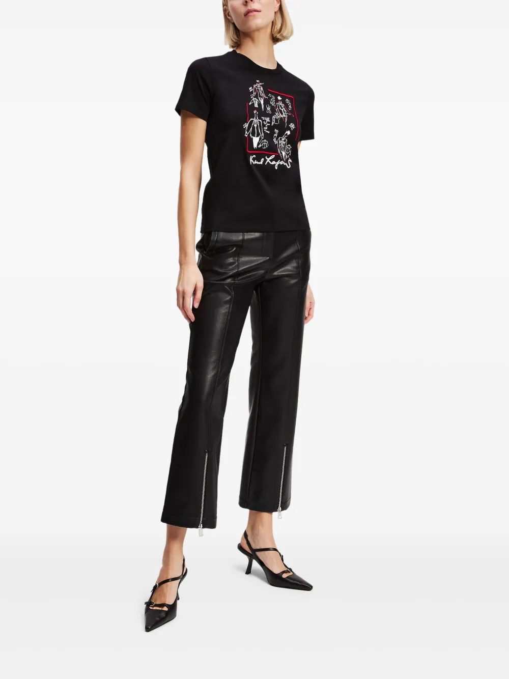 Shop Karl Lagerfeld Karl Series T-shirt