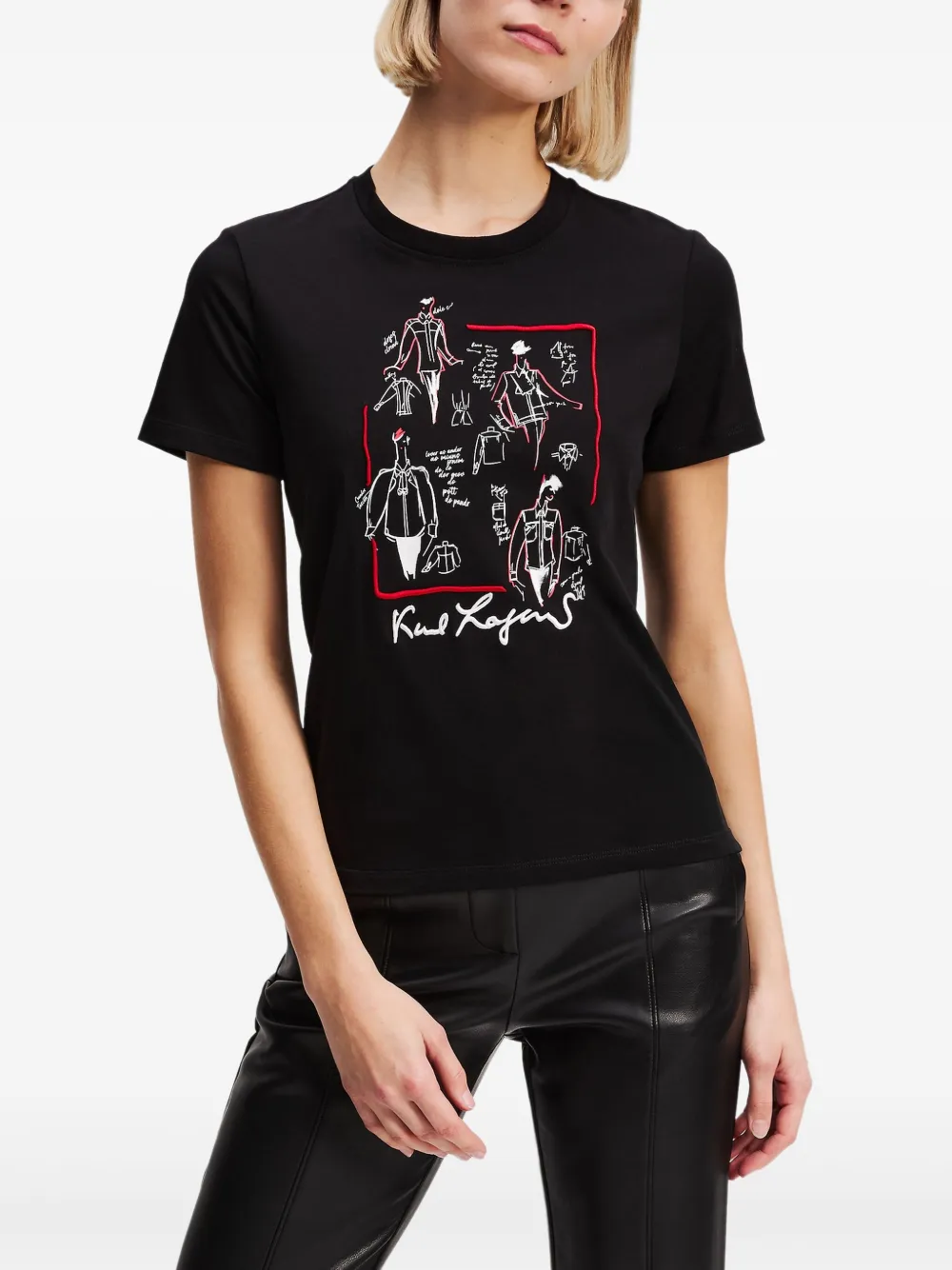 Shop Karl Lagerfeld Karl Series T-shirt