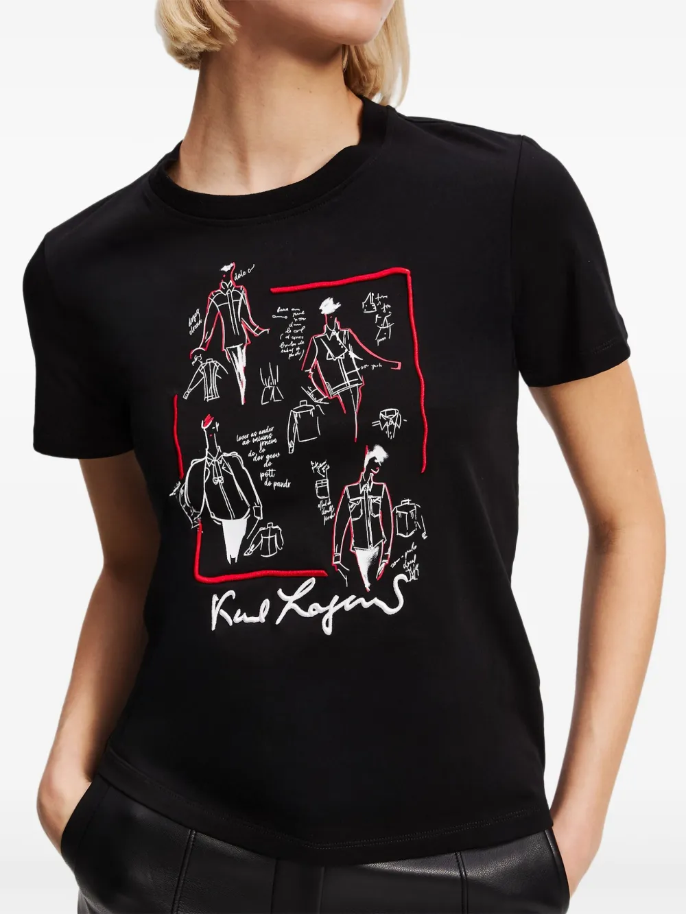Shop Karl Lagerfeld Karl Series T-shirt