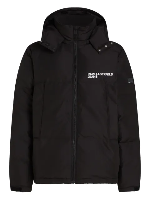 Karl Lagerfeld Jeans hooded padded jacket 