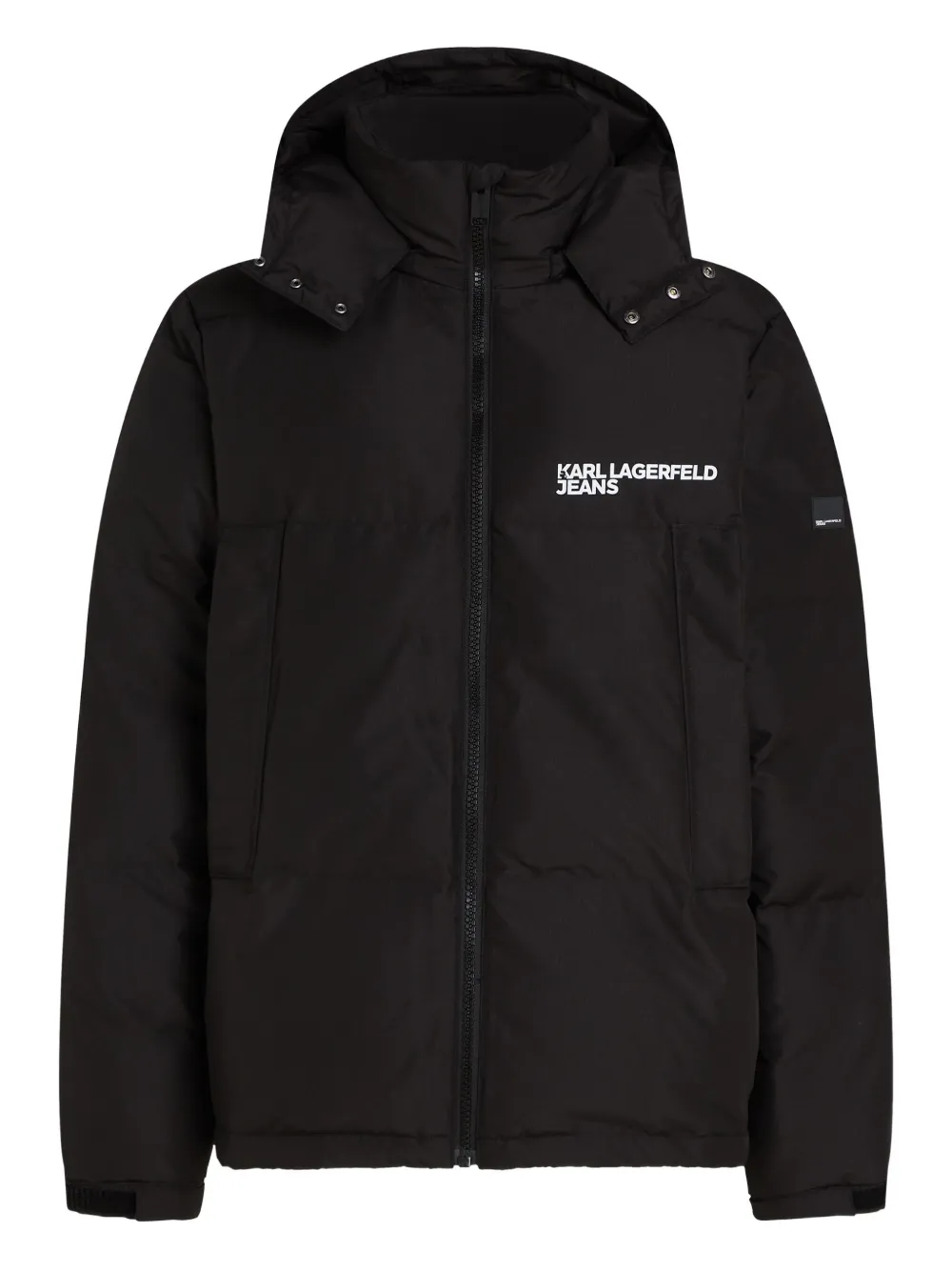 hooded puffer jacket