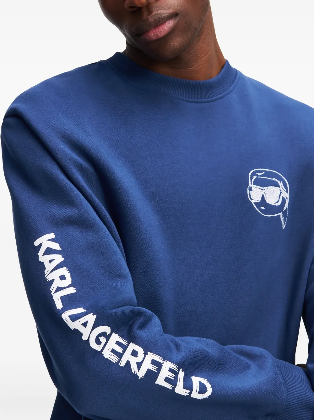 Karl Lagerfeld Ikon sweater Blauw