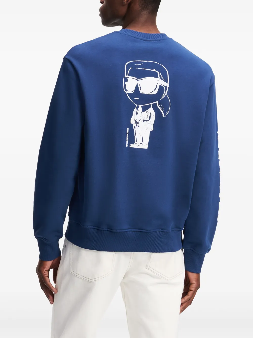 Karl Lagerfeld Ikon sweater Blauw