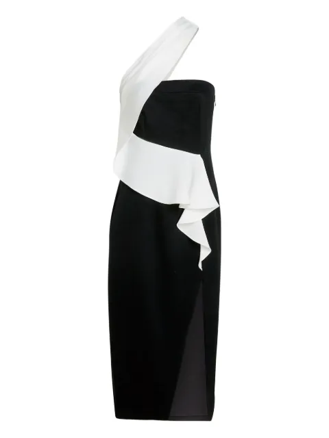 Karl Lagerfeld vestido asimétrico