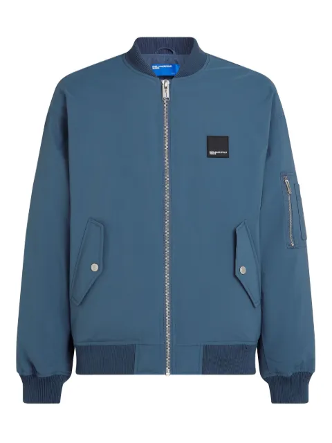 Karl Lagerfeld Jeans chamarra bomber con cierre