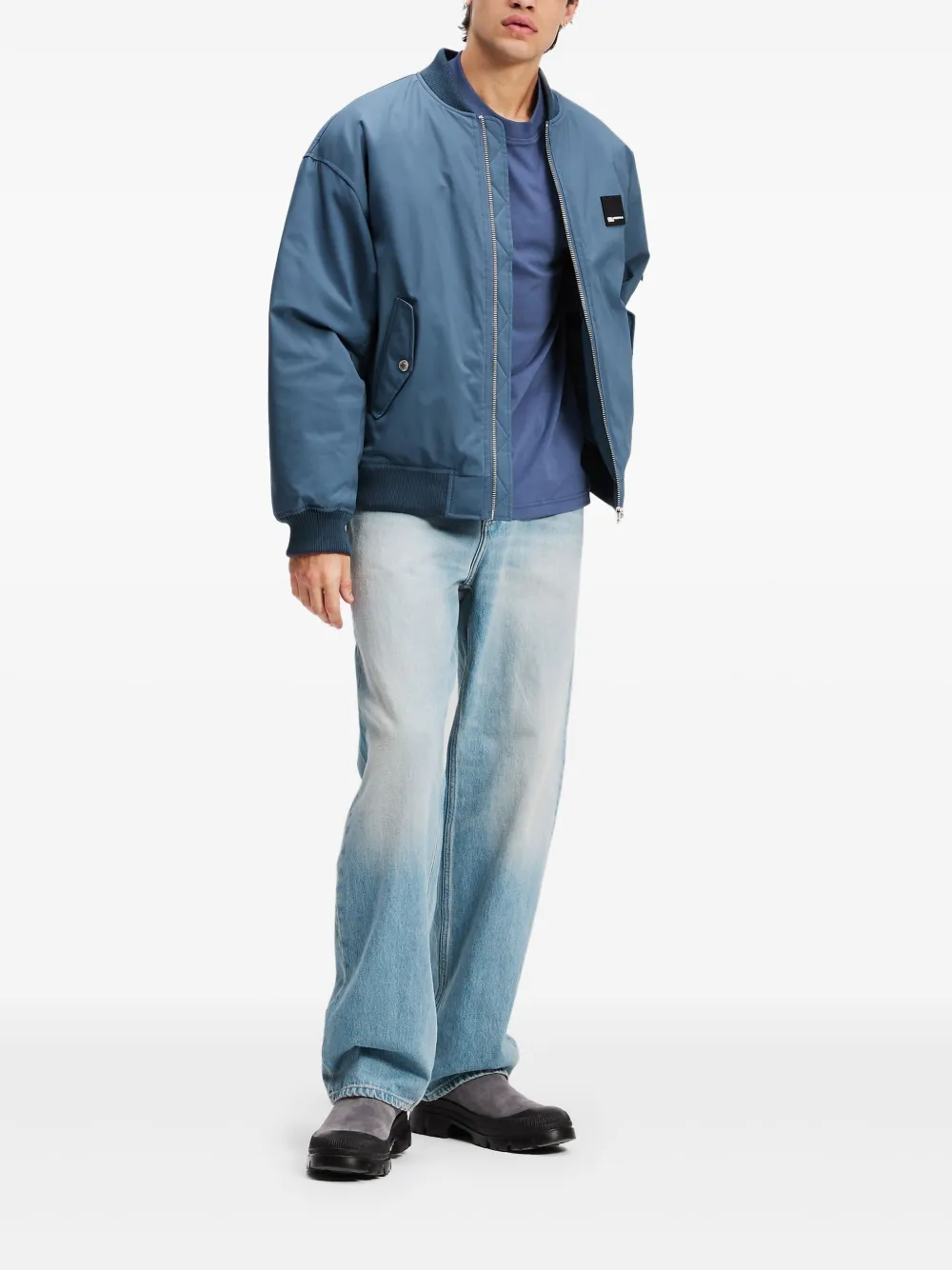 Karl Lagerfeld Jeans chamarra bomber con cierre | Chamarras bomber | Image 2