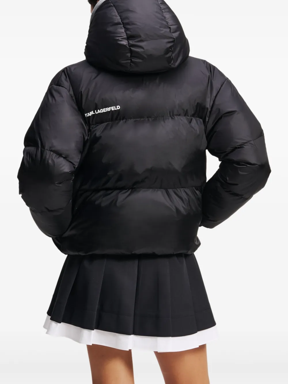 Karl Lagerfeld Ikon donsjack Zwart