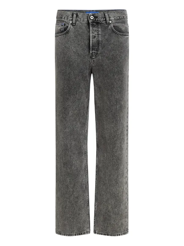 Karl Lagerfeld Jeans Jean à Coupe Droite Gris FARFETCH FR