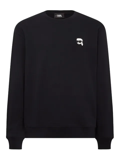 Karl Lagerfeld sudadera con aplique Ikon