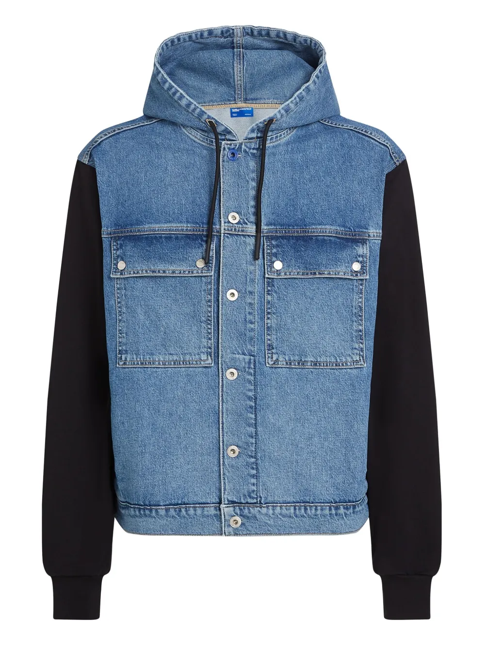 Karl Lagerfeld Jeans chamarra de mezclilla con capucha | azul | Image 1