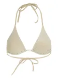 Karl Lagerfeld triangle-cup bikini top - Neutrals