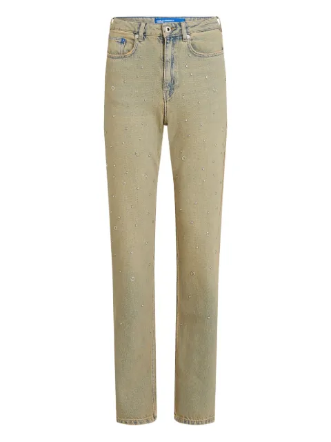 Karl Lagerfeld Jeans beaded straight jeans