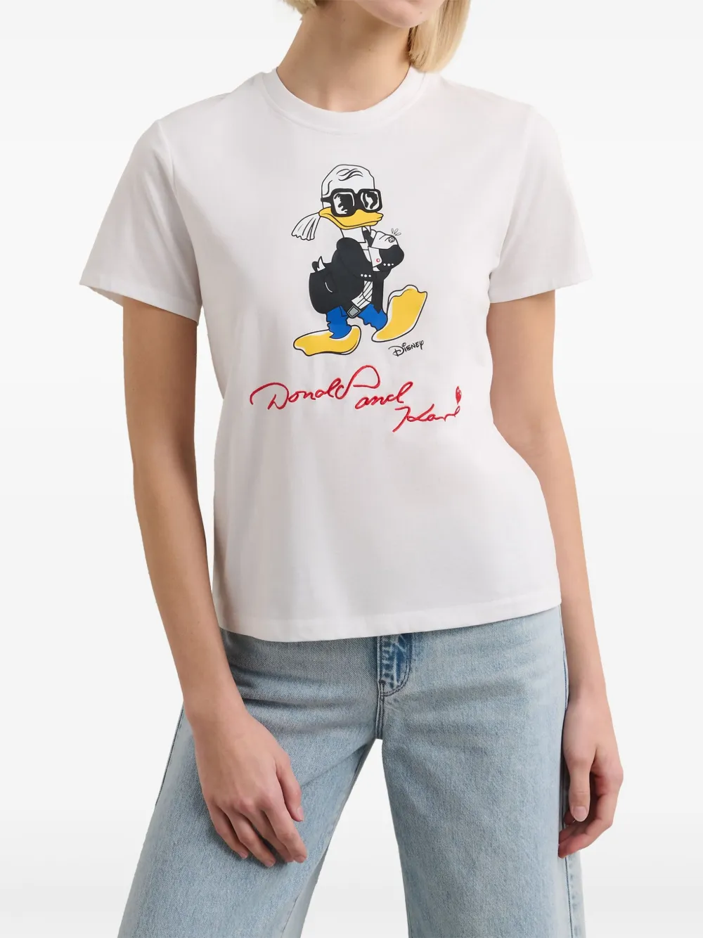 Karl Lagerfeld x Disney T-shirt Wit