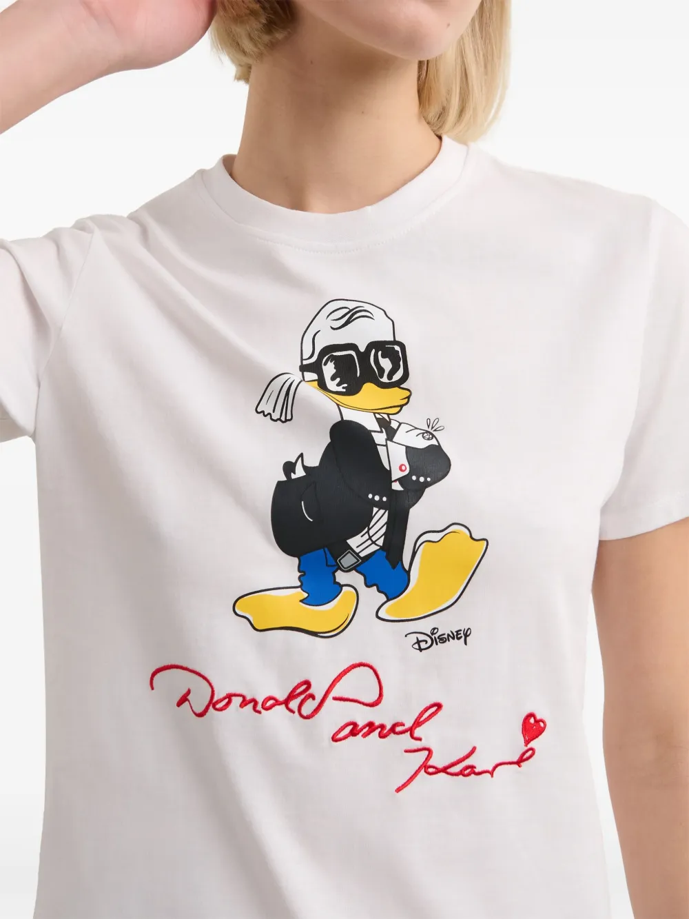 Karl Lagerfeld x Disney T-shirt Wit