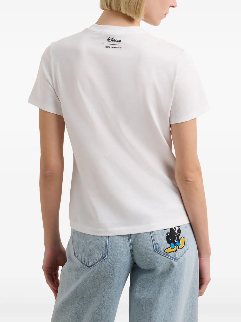 Karl Lagerfeld x Disney T-shirt Wit