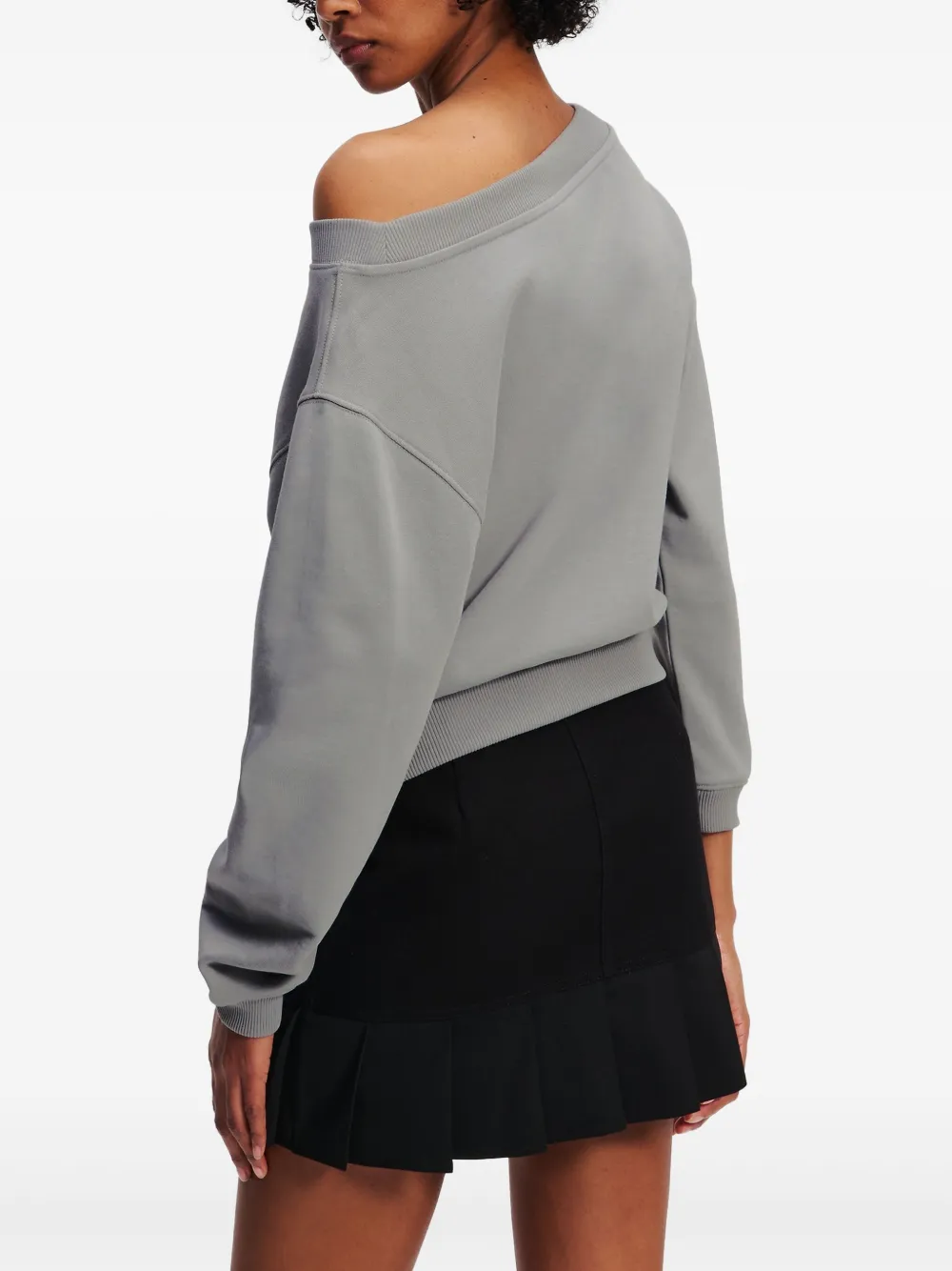Karl Lagerfeld Jeans Sweater met logoprint Grijs