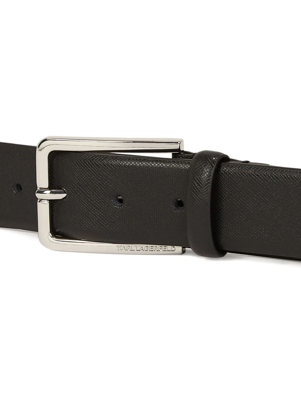 Karl Lagerfeld Riem met monogram Zwart
