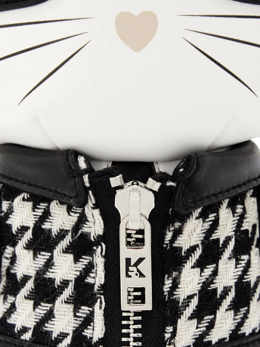 Karl Lagerfeld Ikon Choupette crossbodytas Wit