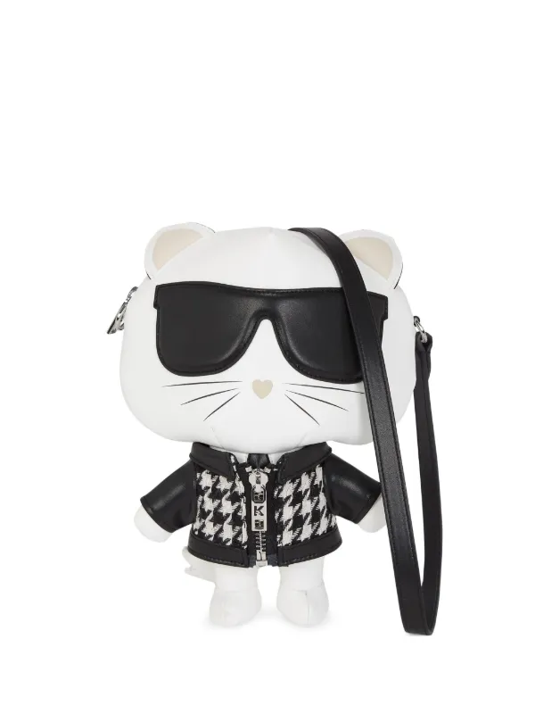 Karl Lagerfeld Bolsa Transversal Ikon Choupette | Branco | FARFETCH BR
