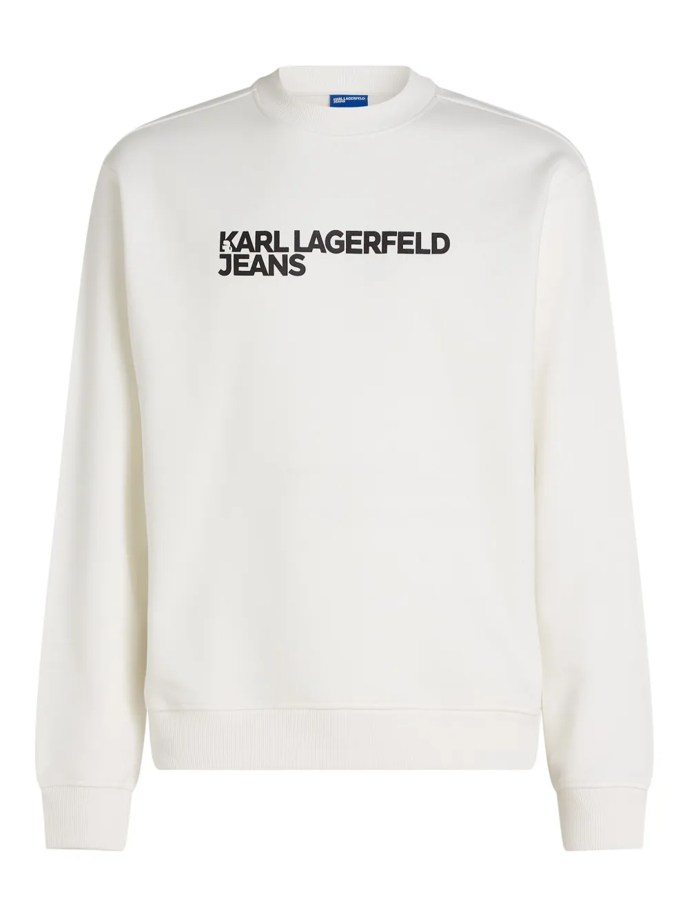 Karl Lagerfeld Jeans sudadera con logo estampado | blanco | Image 1