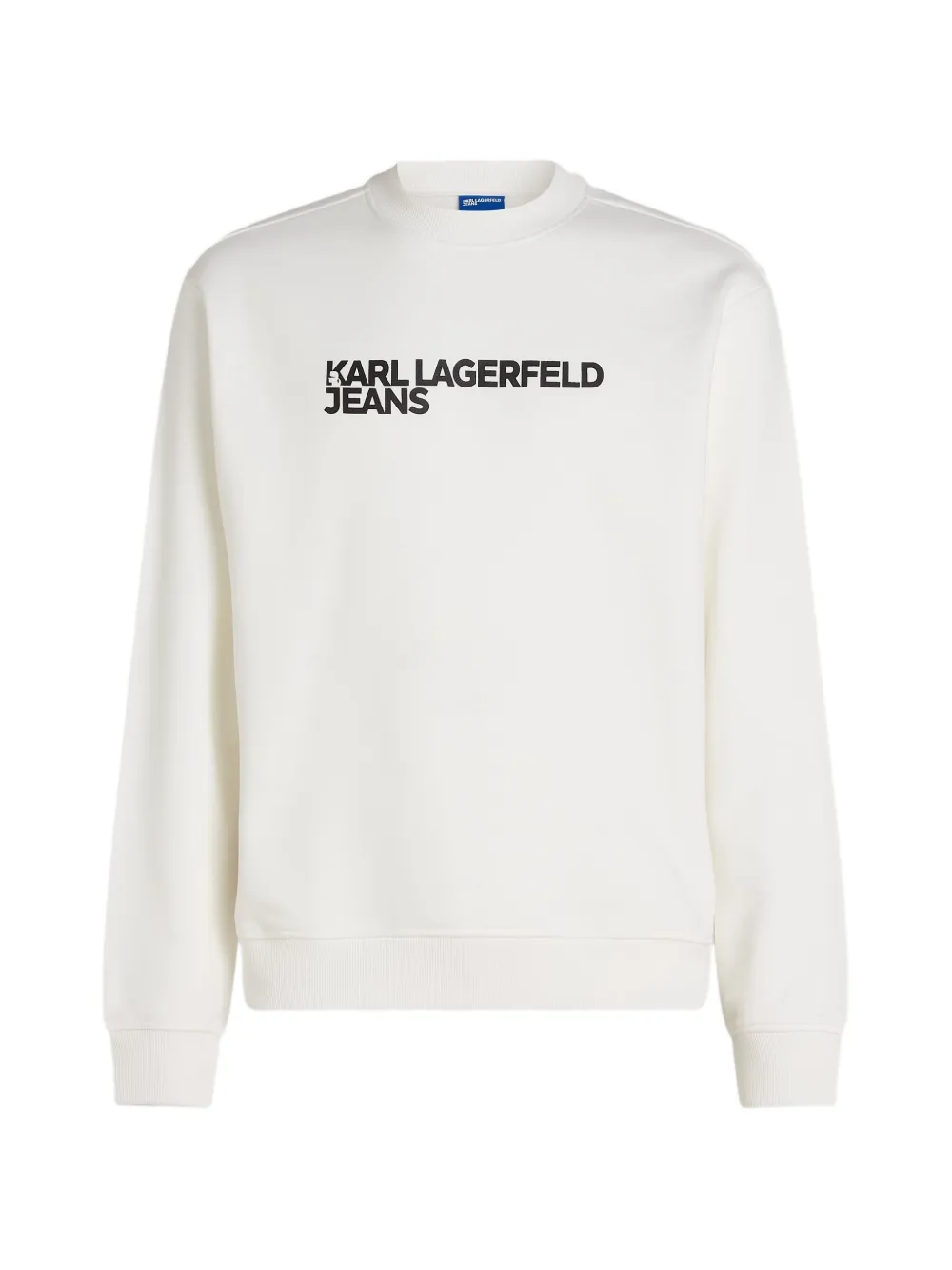 Karl Lagerfeld Jeans Felpa con stampa logo - Bianco