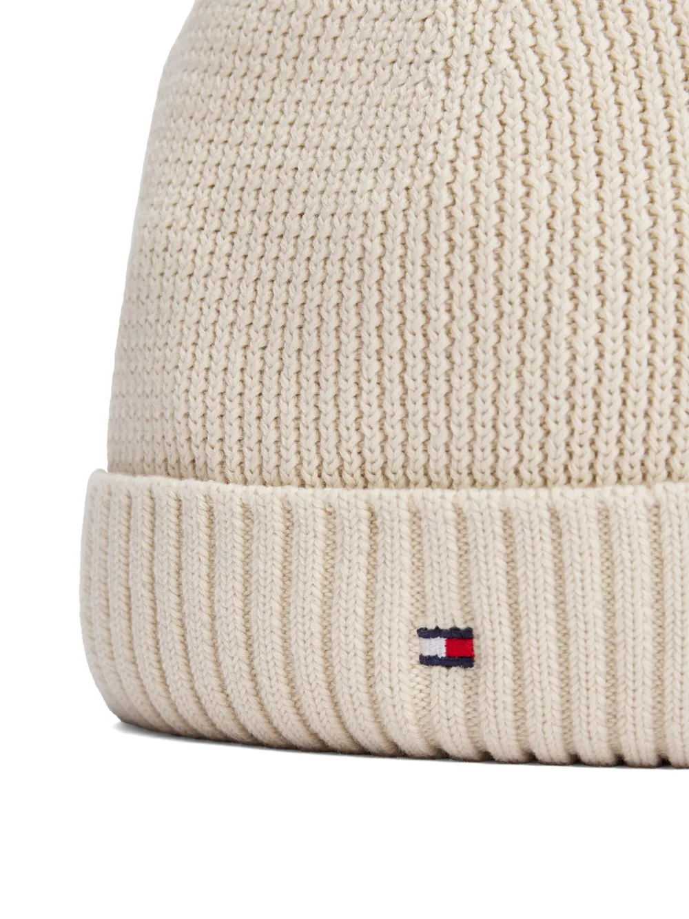Tommy Hilfiger Junior Muts met geborduurde vlag Wit