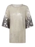 Aviù sequin-embellished T-Shirt - Neutrals