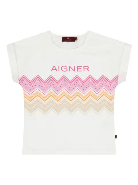 Aigner Kids تيشيرت بشعار الماركة