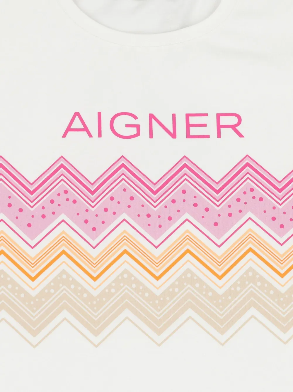 Shop Aigner Logo T-shirt In White