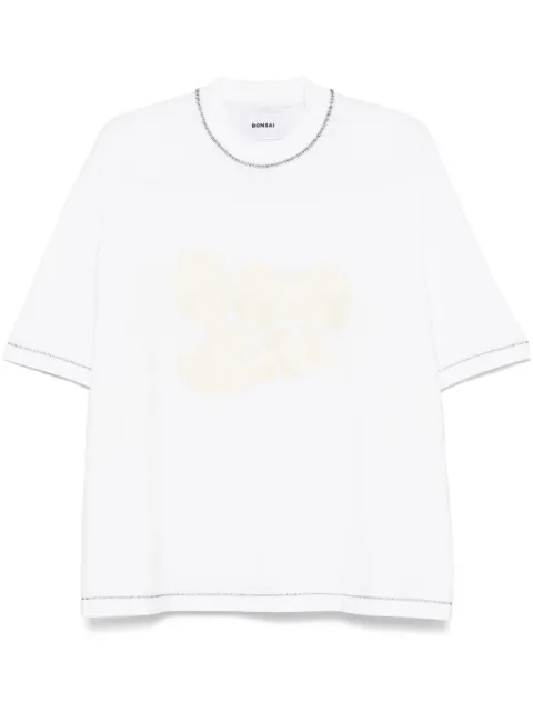 Bonsai logo-embroidered T-shirt