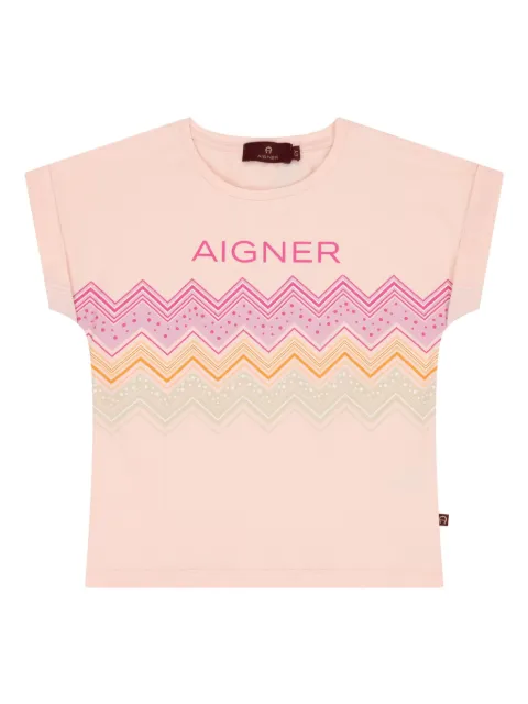 Aigner Kids تيشيرت بشعار الماركة