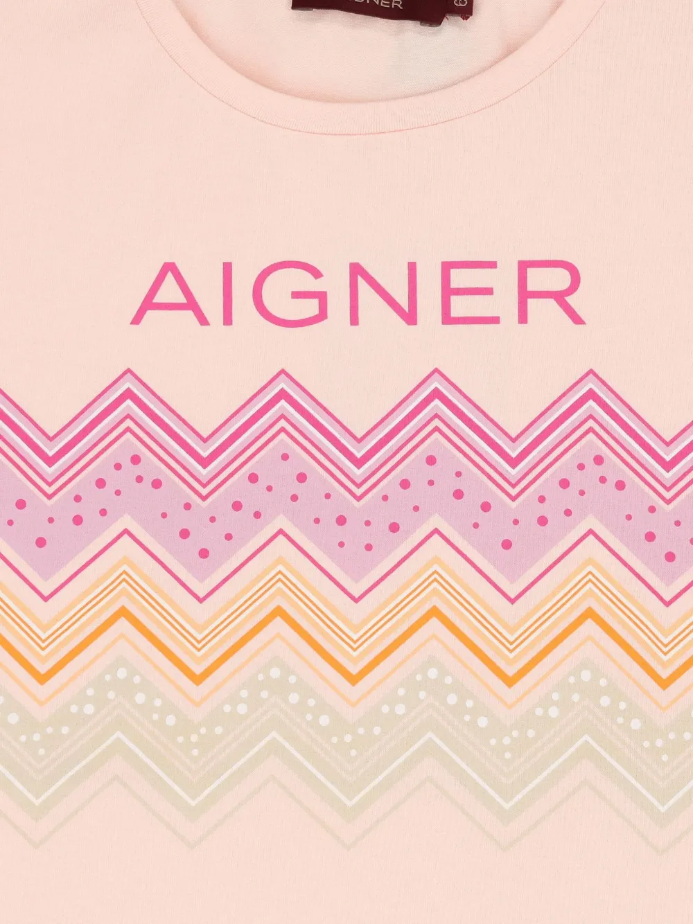Aigner Kids T-shirt met logo Roze