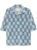 Bonsai checkerboard T-shirt - Blue