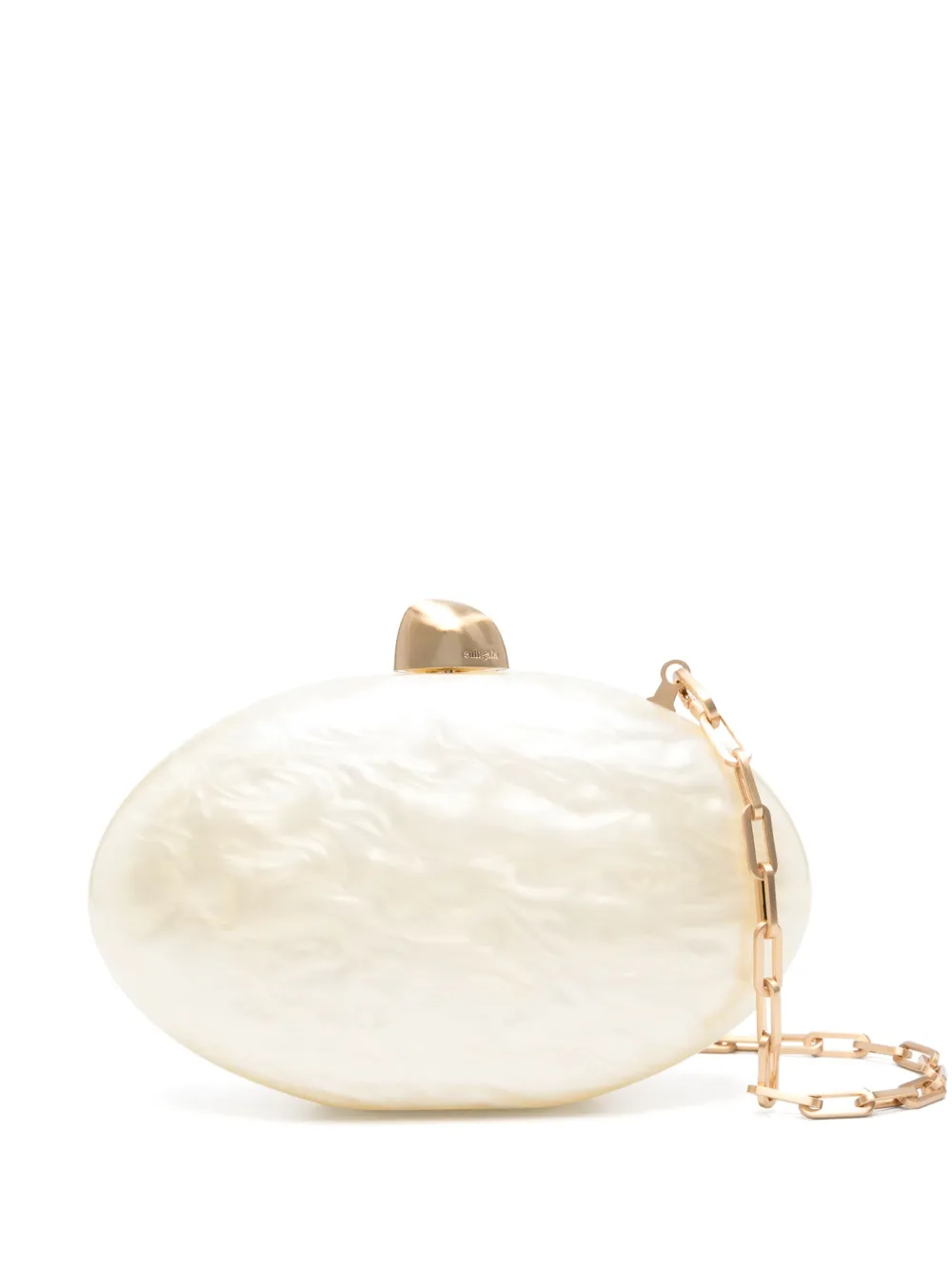 Cult Gaia Eviana Clutch Bag In Neutrals