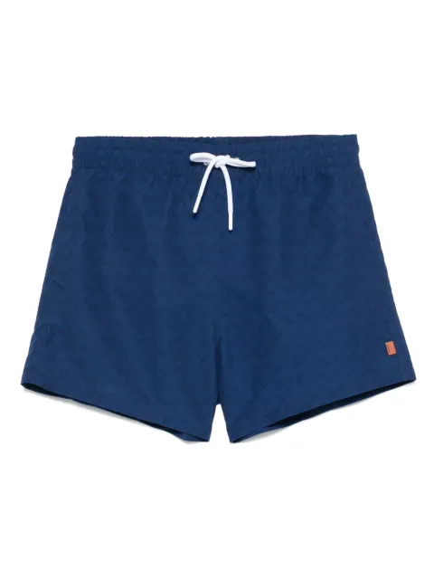 Missoni shorts de playa con estampado en zigzag