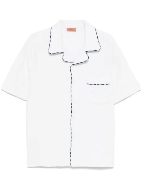 Missoni camisa con motivo en zigzag