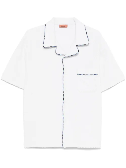 Chemise en tissu éponge à motif zig-zag - Missoni - Modalova