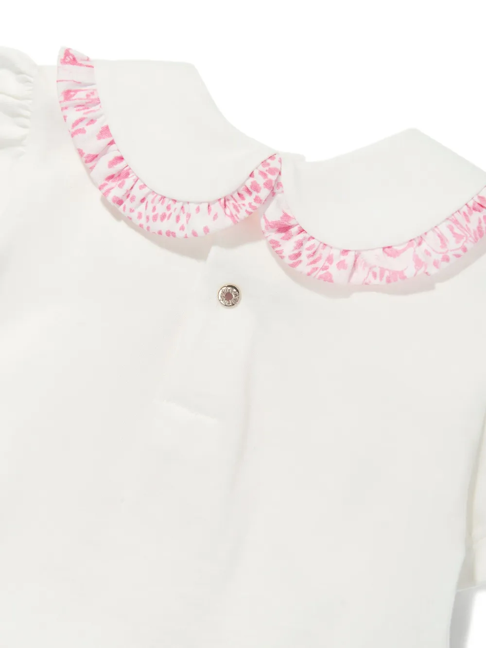 Roberto Cavalli Junior T-shirt met monogramprint Wit