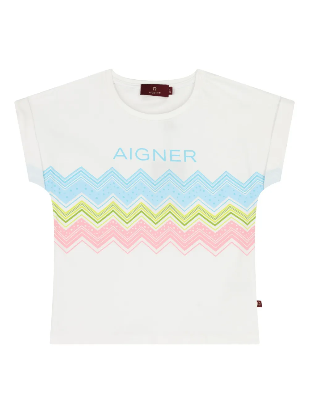 Aigner Kids T-shirt met logo Wit
