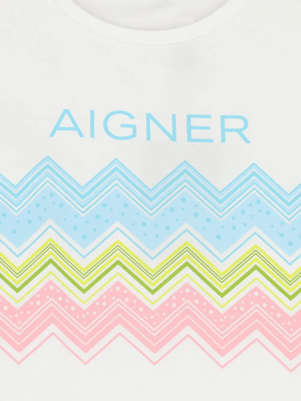 Aigner Kids T-shirt met logo Wit