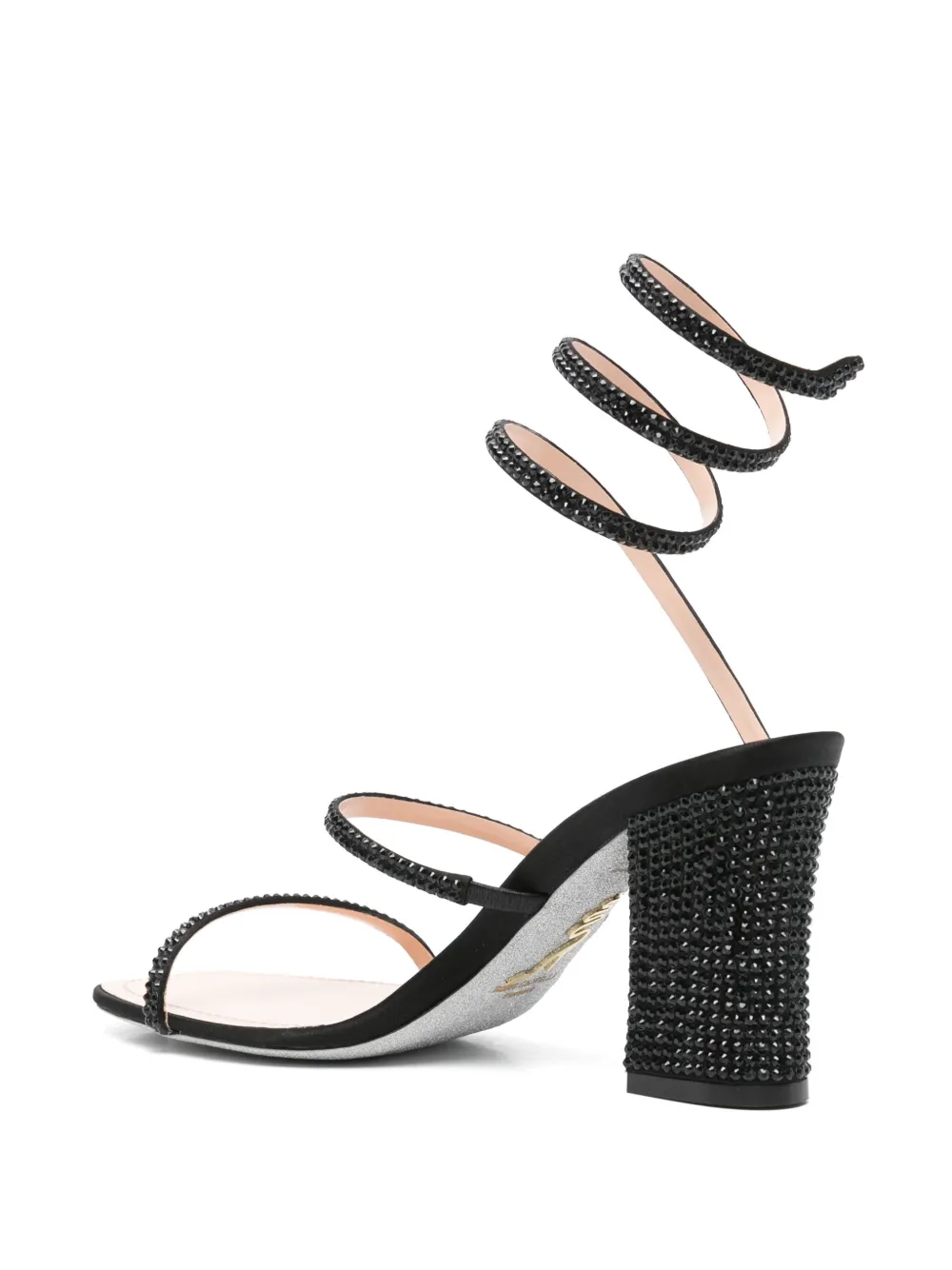 René Caovilla 80mm Cleo sandals Black